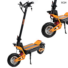 Офроуд електрическа тротинетка 1200W 48V 18Ah стабилна и комфортна- SC24